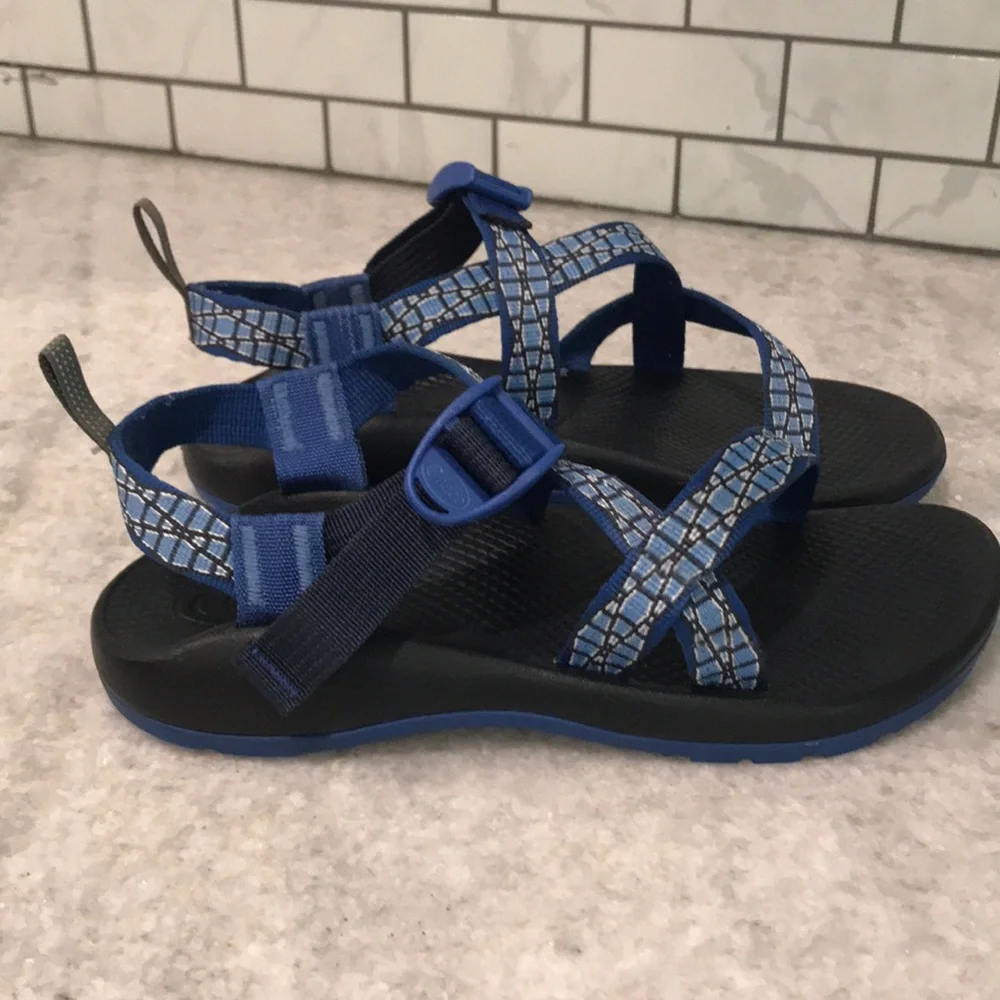 Chaco Swell Eclipse Sandal Kids Junior Size 6 Blue Z1 Ecotread Excellent - Picture 2 of 9